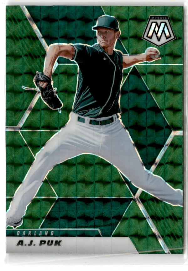 2021 Panini Mosaic Green A.J. Puk #136