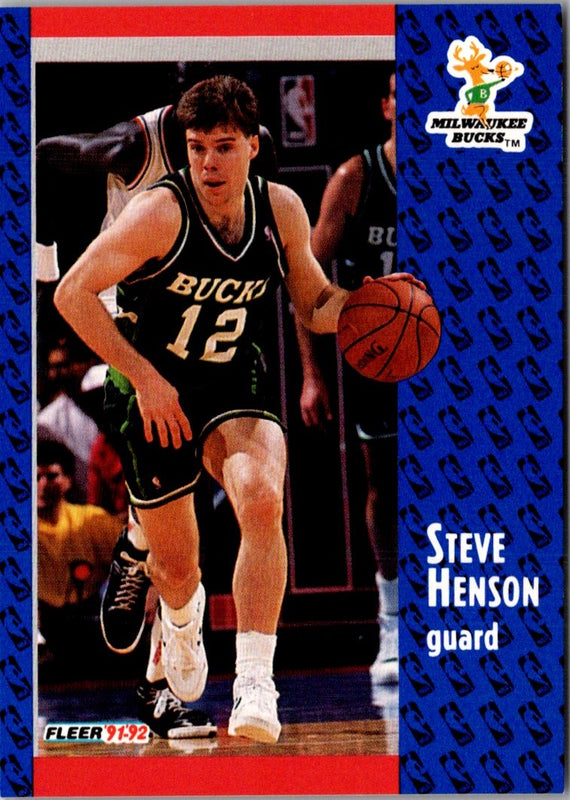 1991 Fleer Steve Henson #313 Rookie