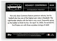 2022 Topps Update Generation Now Roansy Contreras #GN-88