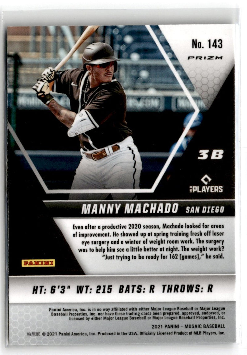 2021 Panini Mosaic Manny Machado