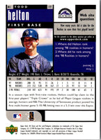 1999 UD Choice Todd Helton #81
