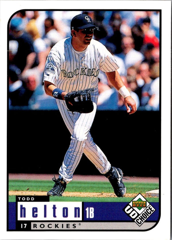 1999 UD Choice Todd Helton #81