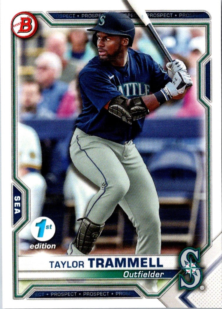 2021 Bowman 1st Edition Taylor Trammell