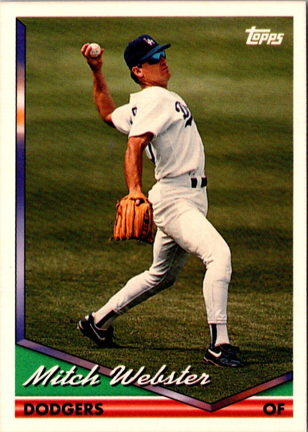 1994 Topps Mitch Webster #382