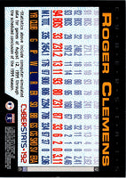 1995 Topps CyberStats (Spectralight) Roger Clemens #192