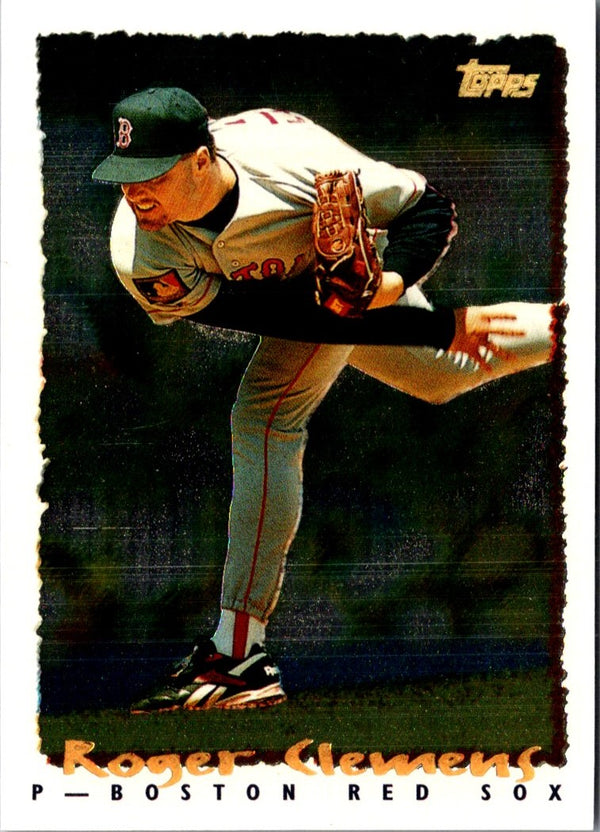 1995 Topps CyberStats (Spectralight) Roger Clemens #192