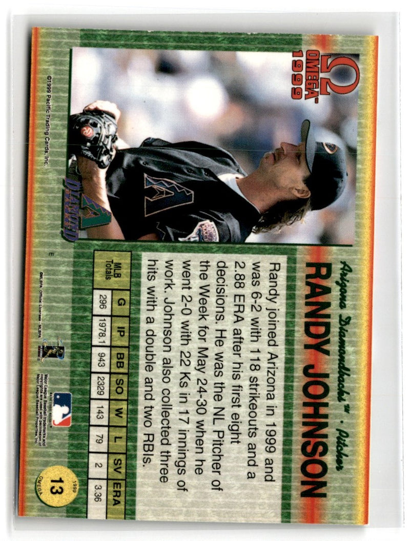 1999 Pacific Omega Randy Johnson