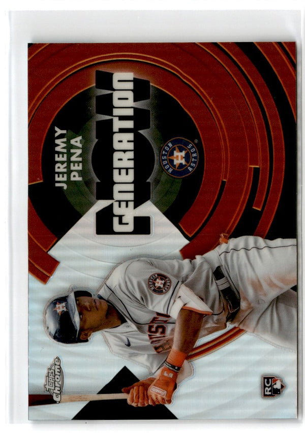 2022 Topps Chrome Update Generation Now Jeremy Pena #GNC-10