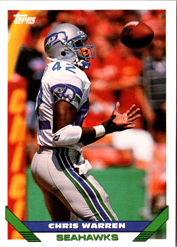 1993 Topps Chris Warren #375