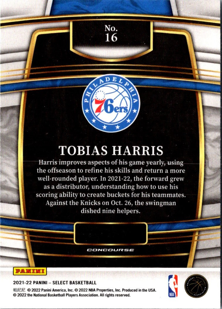 2021 Panini Blue Tobias Harris