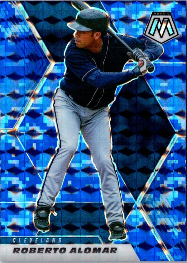 2021 Panini Mosaic Blue Roberto Alomar #5