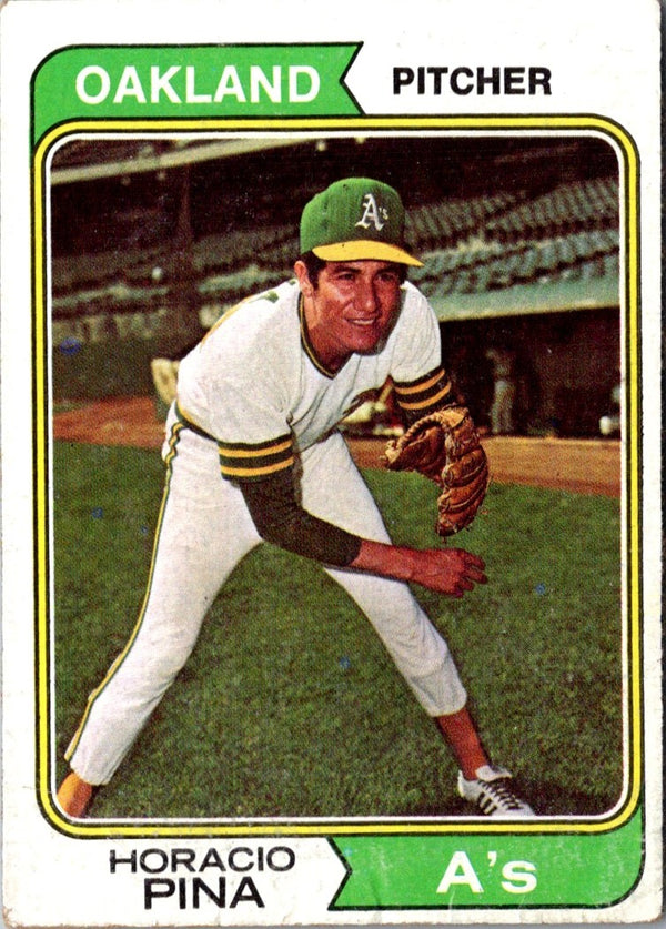 1974 Topps Horacio Pina #516