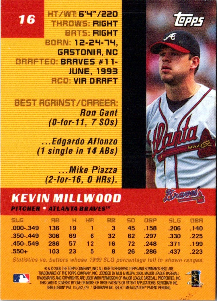 2000 Bowman's Best Kevin Millwood