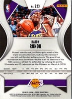 2019 Panini Prizm Rajon Rondo #223