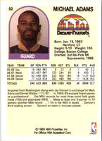 1989 Hoops Michael Adams #52