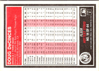 1987 Fleer Hottest Stars Doug DeCinces #14