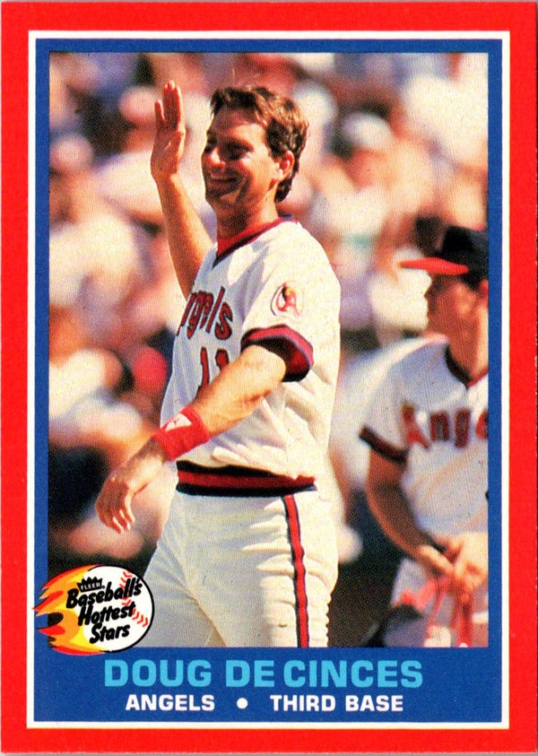 1987 Fleer Hottest Stars Doug DeCinces #14