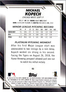 2019 Panini Chronicles White Sparkle Michael Kopech