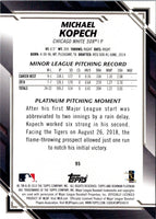 2019 Panini Chronicles White Sparkle Michael Kopech #4