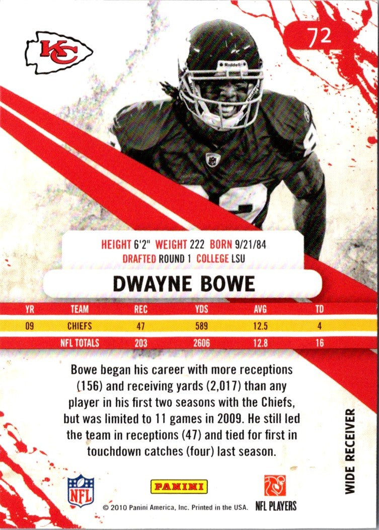 2010 Panini Dwayne Bowe