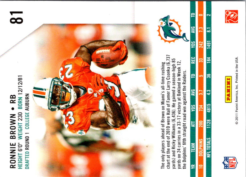 2011 Panini Ronnie Brown