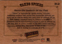 2001 Fleer Tradition Glossy Takeo Spikes #312
