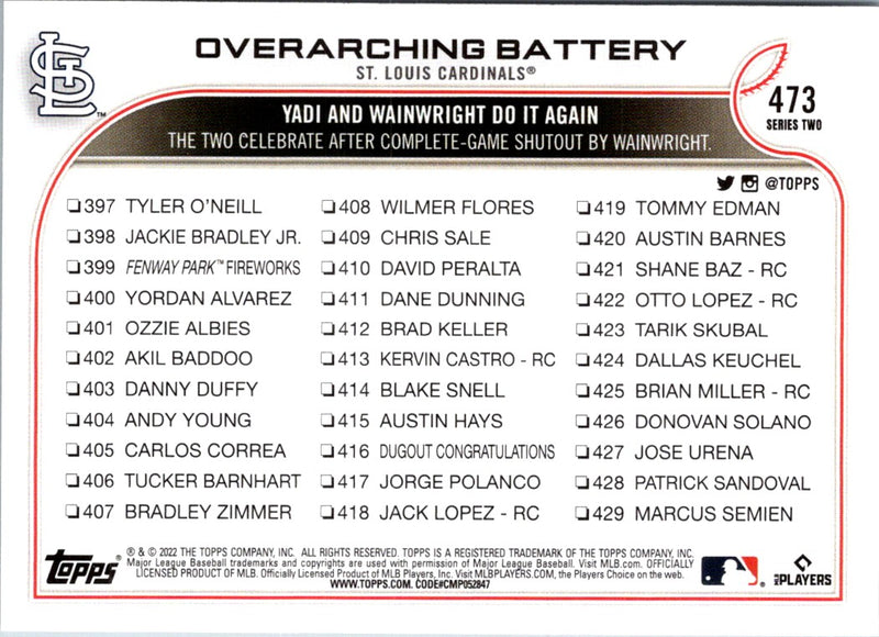 2022 Topps Overarching Battery