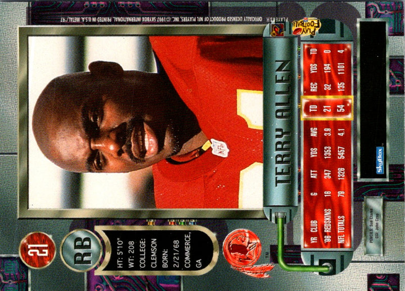 1997 Metal Universe Terry Allen