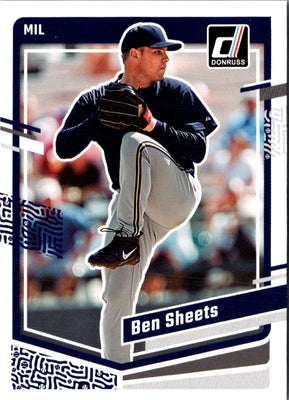 2023 Donruss Holo Blue Ben Sheets #209