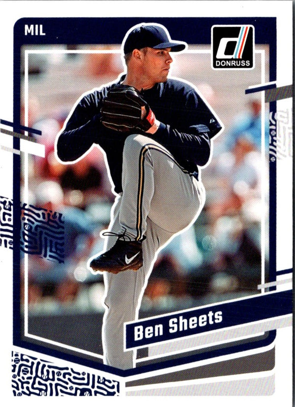 2023 Donruss Holo Blue Ben Sheets #209