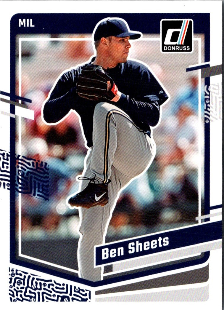 2023 Donruss Holo Blue Ben Sheets