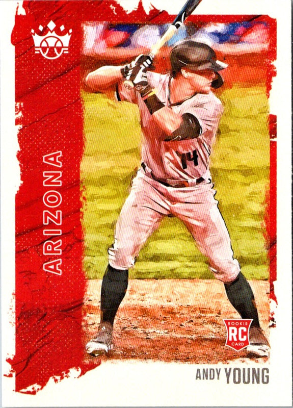 2021 Panini Diamond Kings Red Frame Andy Young #31
