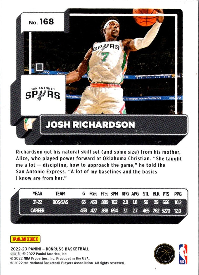 2022 Donruss Josh Richardson