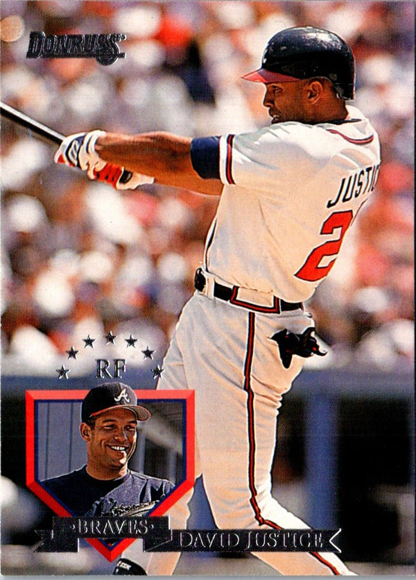 1994 Donruss Long Ball Leaders David Justice #6