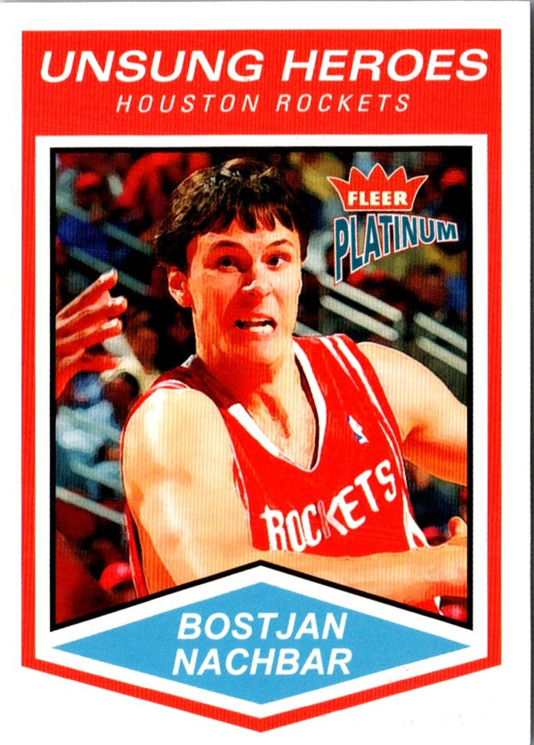 2003 Fleer Platinum Bostjan Nachbar #150