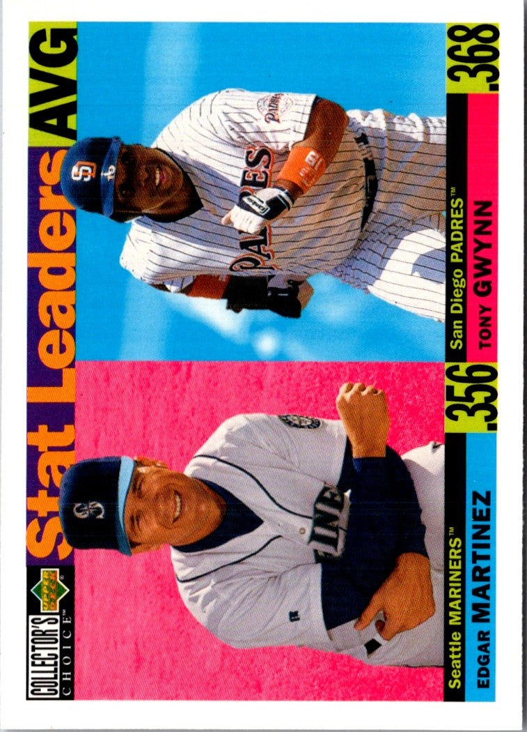 1996 Collector's Choice Edgar Martinez/Tony Gwynn