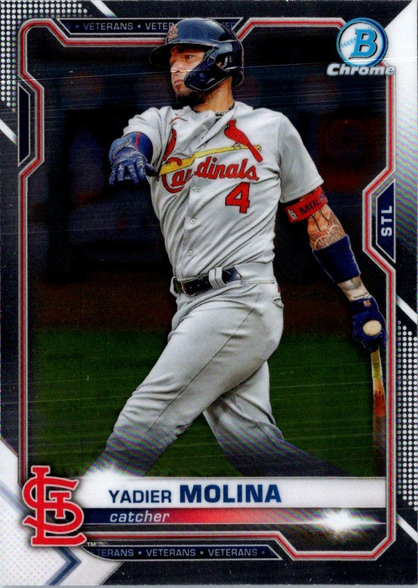 2021 Bowman Chrome Yadier Molina #99