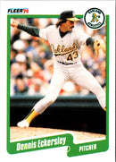 1990 Fleer Dennis Eckersley