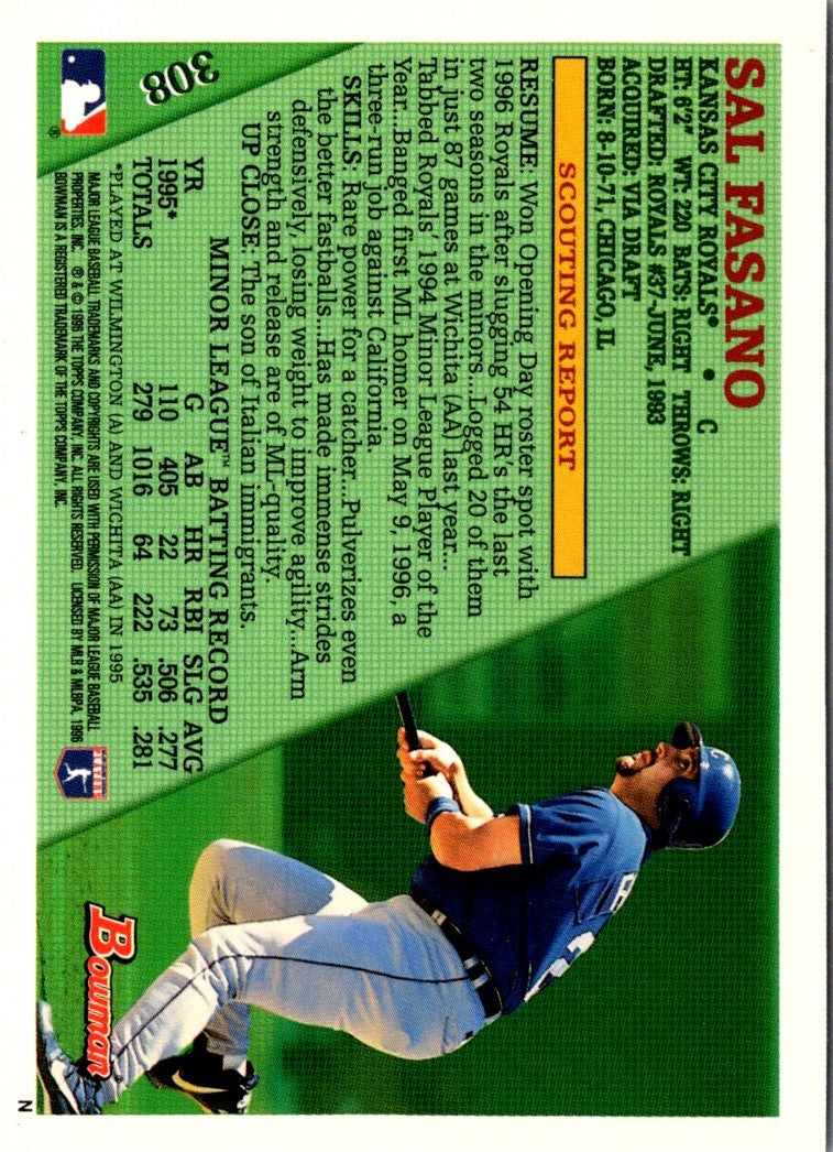 1996 Bowman Sal Fasano