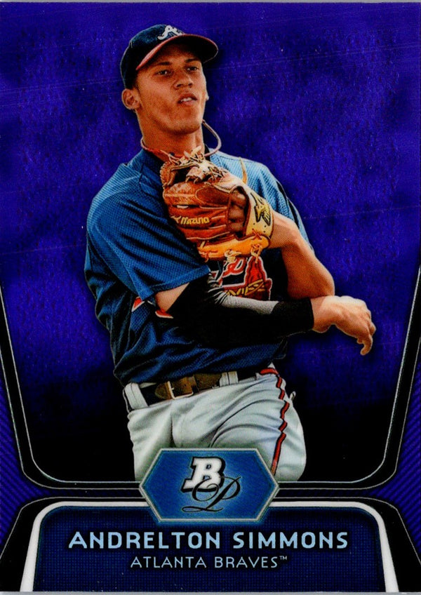 2012 Bowman Platinum Prospects Andrelton Simmons #BPP76