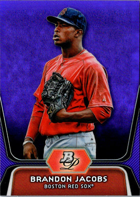 2012 Bowman Platinum Prospects Brandon Jacobs #BPP72
