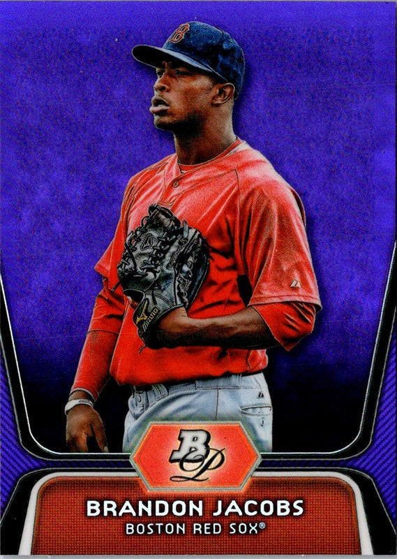 2012 Bowman Platinum Prospects Brandon Jacobs #BPP72