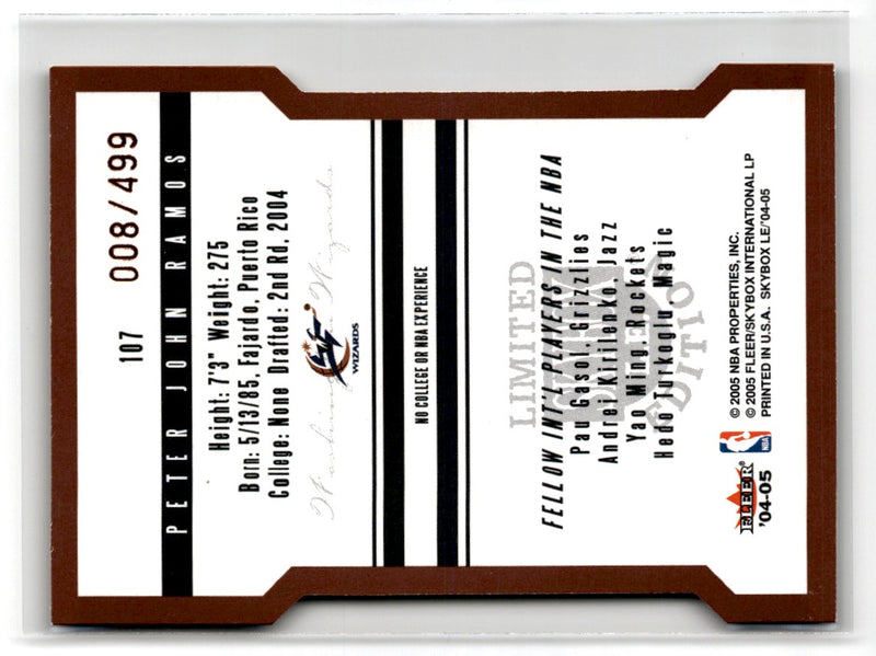 2004 SkyBox LE Peter John Ramos