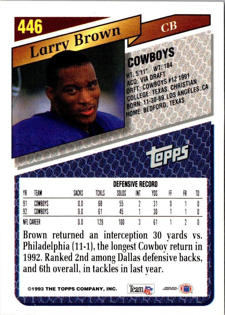 1993 Topps Larry Brown