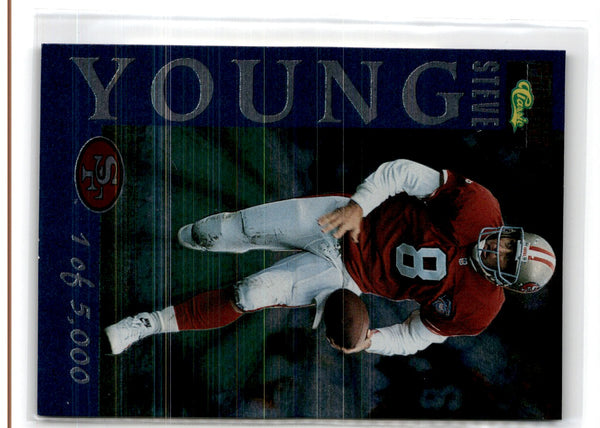 1995 Classic Images Limited Live Focused Blue Steve Young/Jerry Rice #F-27