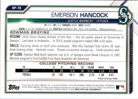 2021 Bowman Prospects Emerson Hancock #BP-78