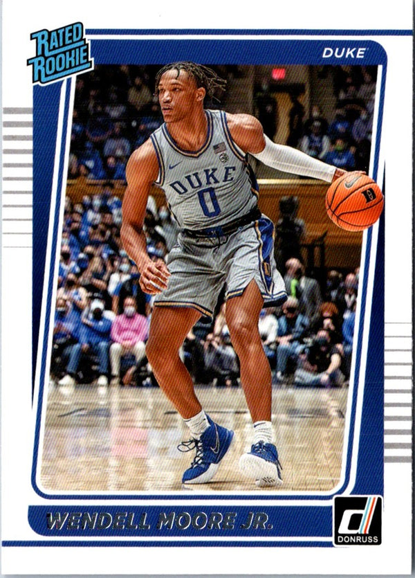 2022 Panini Chronicles Draft Picks Donruss Rated Rookies Wendell Moore Jr. #24