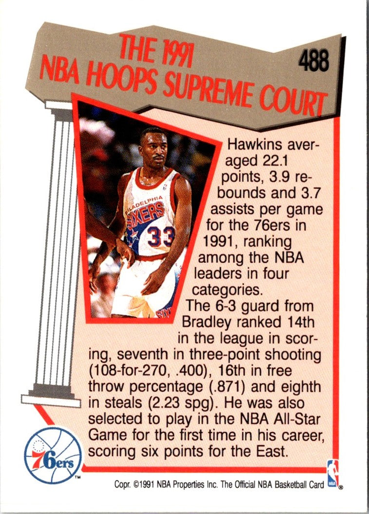 1991 Hoops Hersey Hawkins