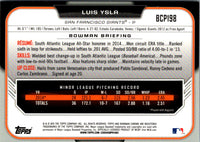 2015 Bowman Chrome Prospects Luis Ysla #BCP198