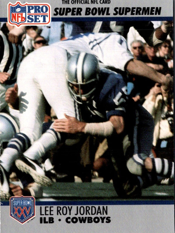 1990 Pro Set Super Bowl 160 Lee Roy Jordan #89